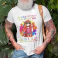 Womens Assuming Im Just An Old Lady Hippie Unisex T-Shirt Gifts for Old Men