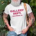 Womens Gallery Dept Hollywood Ca Clothing Brand Gift Able Unisex T-Shirt Gifts for Old Men