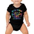Little Sister Of The Birthday Girl Matching Family Tie Dye Baby Onesie