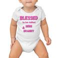 Blessed To Be Called Mom Granny Best Quote Baby Onesie