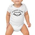 Blessed To Be Called Mom Sticker Baby Onesie