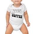 Books And Coffee Gift For Coffee Lover Coffee Tee Coffee Saying Gift For Books Lover Gift For Coffee Lover Baby Onesie