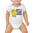 Cute Duck Just A Boy Who Loves Ducks Baby Onesie