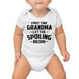 Grandma Let The Spoiling Begin Gift First Time Grandma Baby Onesie