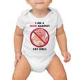 I Am A Mom Against Cat Girls Baby Onesie