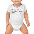 Keep My Wifes Name Out Of Your Mouth Baby Onesie