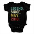 12 Years Old Legend Since May 2010 12Th Birthday Gifts Baby Onesie