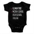 Funny 8Th Grade Graduation-Middle School Graduation Baby Onesie Funny 8Th Grade Graduation-Middle School Graduation Baby Onesie
