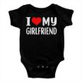I Love My Girlfriend I Heart My Girlfriend Gf Baby Onesie