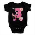 Im 3 Spa Party Birthday Girl Nail Polish Makeup Birthday Baby Onesie