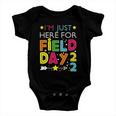 Just Here For Field Day 2022 Teacher Kids Summer Baby Onesie