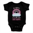 Kids Be Happy Its My 5Th Birthday 5 Years Old 5Th Birthday Baby Onesie
