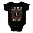 Lara Blood Run Through My Veins Name V3 Baby Onesie
