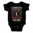 Larsen Blood Run Through My Veins Name V2 Baby Onesie