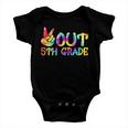 Last Day Of School Peace Out Fifth 5Th Grade Teacher Kids Baby Onesie