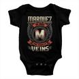 Marquez Blood Run Through My Veins Name V3 Baby Onesie