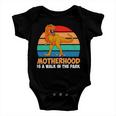 Motherhood Is A Walk In The Park 828 Trending Shirt Baby Onesie