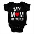 My Mom My World 84 Trending Shirt Baby Onesie