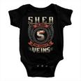 Shea Blood Run Through My Veins Name V4 Baby Onesie