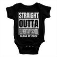 Straight Outta Elementary School Graduation Class 2022 Funny Baby Onesie