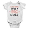 Baby Shower Text Design Im Going To Be A Big Sister Baby Onesie