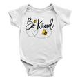 Be Kind Bees Insect Lover Funny Kindness Friendly Kids Heart Baby Onesie