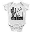 Cat Cuss Cactus Funny Cat Joke Baby Onesie