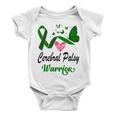 Cerebral Palsy Warrior Butterfly Green Ribbon Cerebral Palsy Cerebral Palsy Awareness Baby Onesie