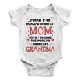 From Worlds Greatest Mom To Worlds Greatest Grandma 84 Trending Shirt Baby Onesie