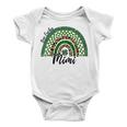 One Lucky Mimi Irish Rainbow Leopard St Patricks Day Baby Onesie