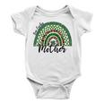 One Lucky Mother Irish Rainbow Leopard St Patricks Day Baby Onesie