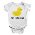 Programmer Rubber Duck Sticker Baby Onesie