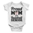 Proud Mom Of A Senior 2022 Baseball Mom Graduate Graduation Baby Onesie