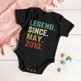 12 Years Old Legend Since May 2010 12Th Birthday Gifts Baby Onesie