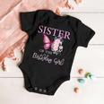 Sister 1St First Birthday Matching Family Butterfly Floral Baby Onesie