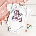 Being Called Grandma Sunflower Usa 685 Shirt Baby Onesie