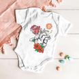 Flower Heart Spring Happy Baby Onesie