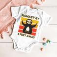 Funny Cute Sloth Yoga Namastay Social 863 Shirt Baby Onesie