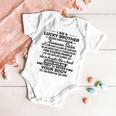 Funny For Brother From Sister I Am A Lucky Brother Baby Onesie