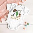 Howdy Cowboy Western Country Cowboy Hat Boots Baby Onesie