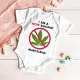 I Am A Mom Against Marijuana Baby Onesie