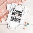 Proud Mom Of A Senior 2022 Baseball Mom Graduate Graduation Baby Onesie