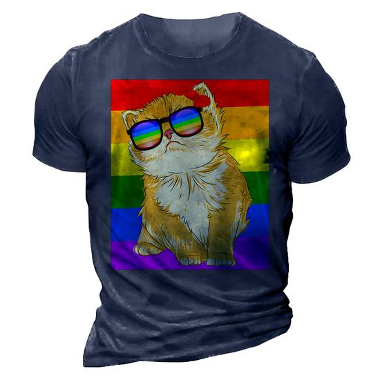 Pride Cat Lgbt Sunglasses Men Women Tshirt|Transgender Pride Pride Cat Lgbt Sunglasses Men Women Tshirt|Transgender Pride