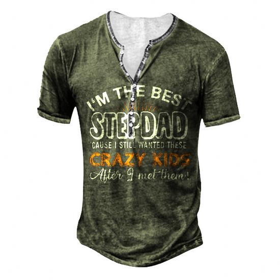 Mens Best Dad And Stepdad Shirt Cute Fathers Day Gift From Wife Mens Best Dad And Stepdad Shirt Cute Fathers Day Gift From Wife