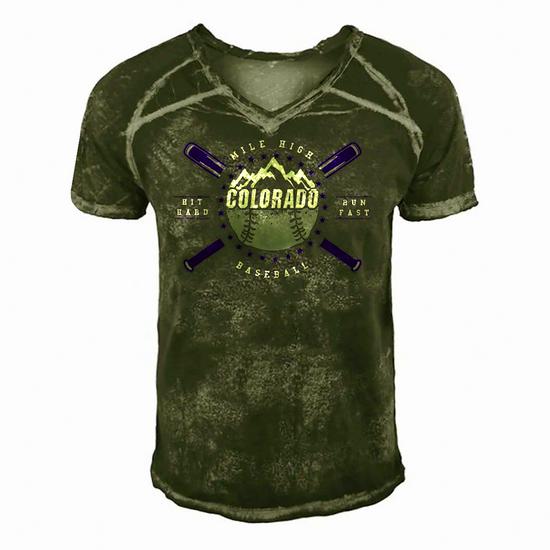 Colorado Baseball Rocky Mountains Design T-Shirt Colorado Baseball Rocky Mountains Design T-Shirt