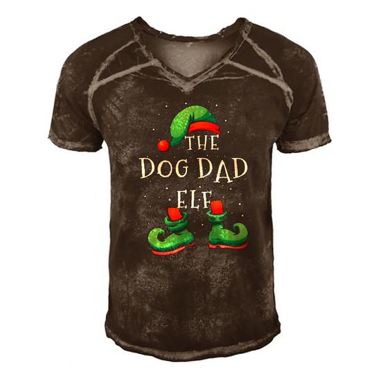 Mens Daddy Elf Matching Family Christmas Pajama Shirt Gift Men