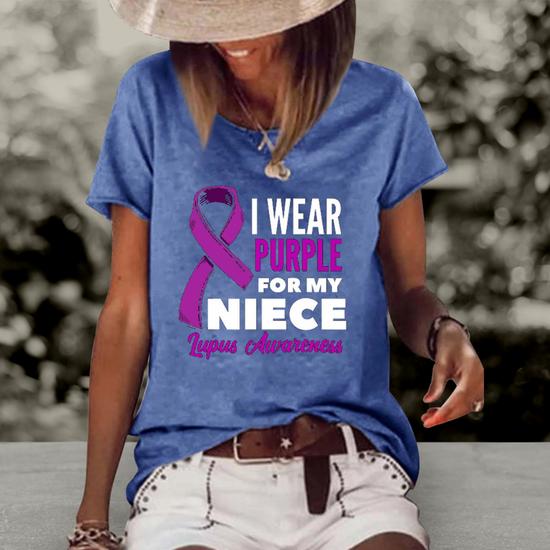 I Wear Purple For My Uncle - Lupus Awareness Shirt