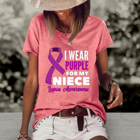 I Wear Purple For My Uncle - Lupus Awareness Shirt
