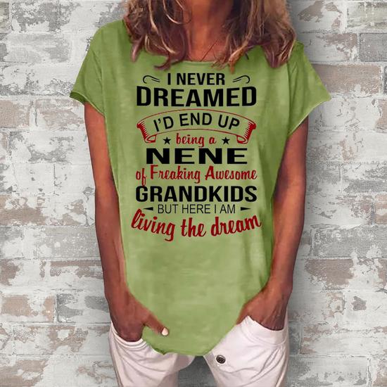 Womens Livin The Nene Life Tshirt Womens Livin The Nene Life Tshirt