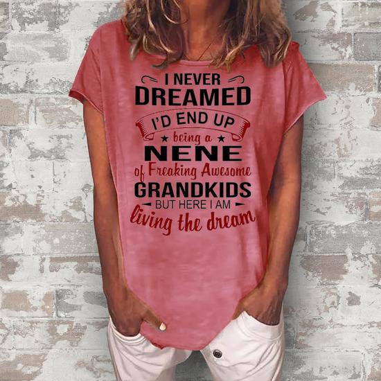 Womens Livin The Nene Life Tshirt Womens Livin The Nene Life Tshirt